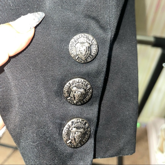 Rebel Spirit - A Royal Way of Life | Black Designer Suit Jacket - Picture 9 of 10